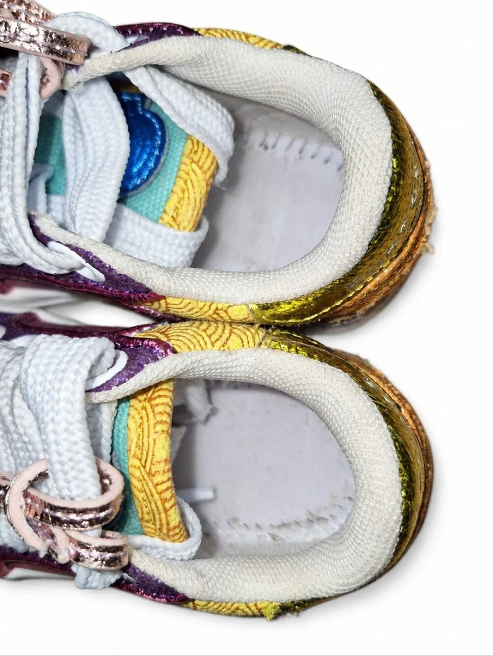 Kurt Geiger London Mini Southbank Tag Sneakers Toddler Size 6 Multicolor